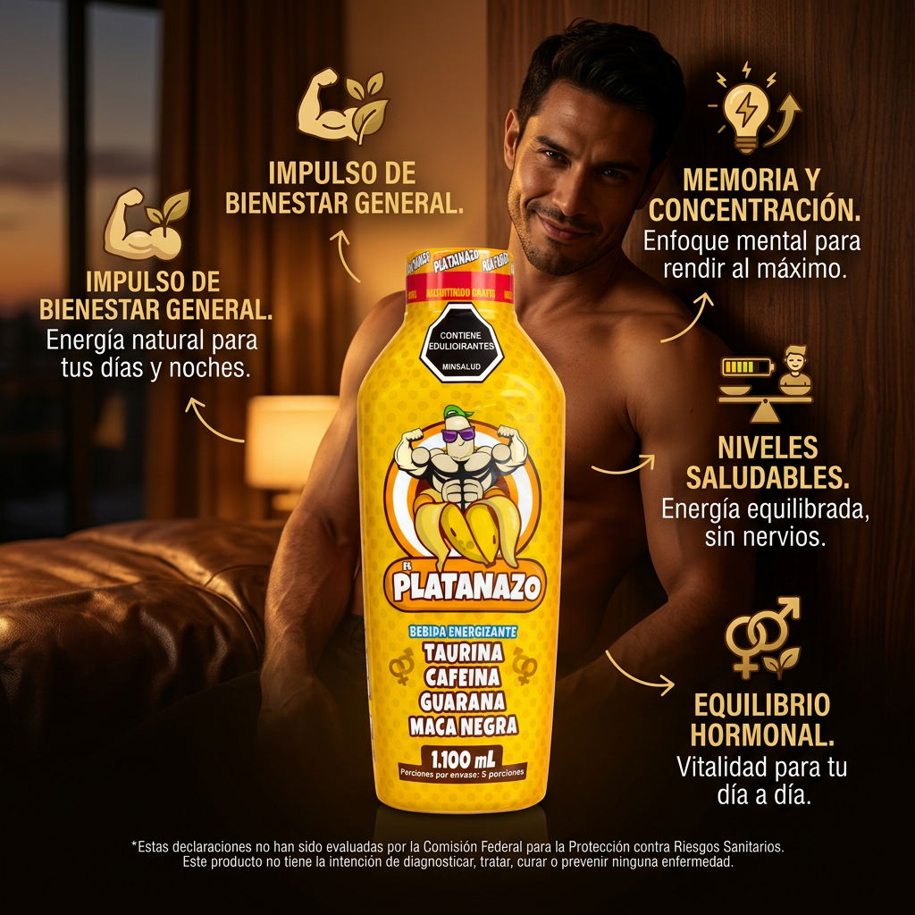 El Platanazo 100% Natural - Dile adiós a la eyaculacion precoz!